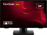 Viewsonic TD2465 skilte display Interaktivt fladpanel 61 cm (24") LED 250 cd/m² Fuld HD Sort Berøringsskærm