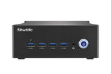 Shuttle Nano PC NA10H 1L størrelse PC Sort 8845HS 3,8 GHz