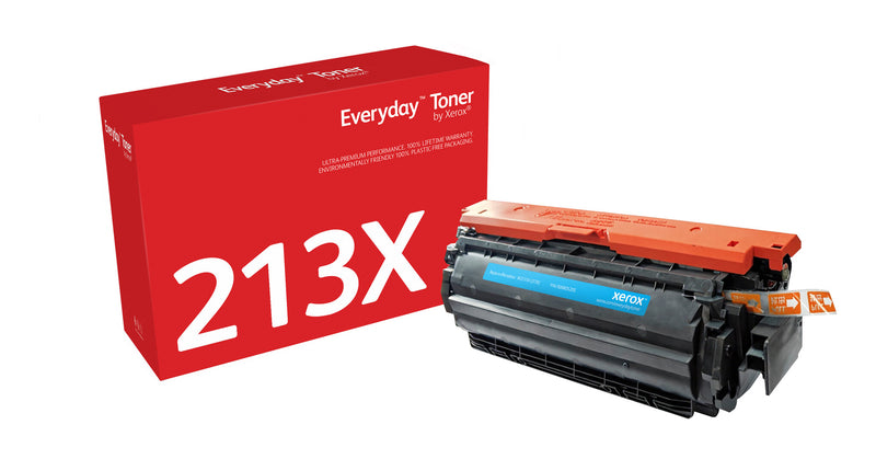 Everyday™ Cyan Toner by Xerox compatible with HP 213X (W2131X), Høj kapacitet