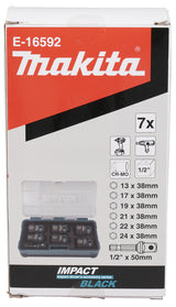 Makita E-16592 impakt kontakt Slagmuffe sæt Sort, Teal