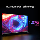 CHiQ U50QM8V TV 127 cm (50") 4K Ultra HD Smart TV Wi-Fi Grå, Sølv 350 cd/m²