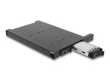 DeLOCK 47138 drive bay panel Opbevaring drev bakke Sort
