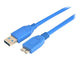 Prokord USB-0056 USB-kabel USB 3.2 Gen 1 (3.1 Gen 1) 3 m USB A Micro-USB B Blå