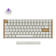 Keychron K2 HE tastatur Spil USB + RF Wireless + Bluetooth Hvid