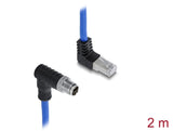 DeLOCK 81012 netværkskabel Blå 2 m Cat6a S/FTP (S-STP)