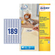 Avery L4731REV-25 selvklæbende etiket Afrundet rektangel Aftagelig Hvid 5670 stk