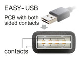 DeLOCK 2m USB 2.0 A - B m/m USB-kabel USB A USB B Sort