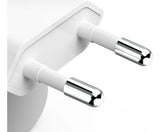 Hama 00201955 oplader til mobil enhed Smartphone, Tablet Hvid Vekselstrøm Hurtig opladning Indendørs