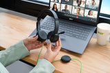 Acer GP.HDS11.01N hovedtelefoner/headset Ledningsført Opkald/musik USB Type-A Sort