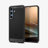 Spigen Rugged Armor mobiltelefon etui 15,8 cm (6.2") Cover Sort