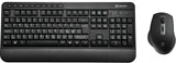 Voxicon 295WL tastatur Mus inkluderet Kontor RF trådløst QWERTY Nordisk Sort