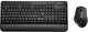 Voxicon 295WL tastatur Mus inkluderet Kontor RF trådløst QWERTY Nordisk Sort
