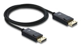 DeLOCK 81671 DisplayPort kabel 1 m Sort