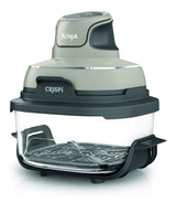 Ninja CRISPi Enkelt 4,5 L 1700 W Varmluftsteger Grå, Stenfarve, Transparent