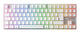 CHERRY MX 8.2 Pro TMR Wireless tastatur Spil USB + RF Wireless + Bluetooth QWERTZ Tysk Sølv, Hvid