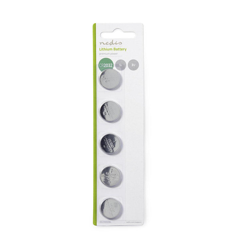 Nedis BALCR20325BL husholdningsbatteri Engangsbatteri CR2032 Lithium