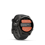 Garmin fenix 8 3,3 cm (1.3") AMOLED 43 mm Digital 416 x 416 pixel Berøringsskærm Sort Wi-Fi GPS (satellit)
