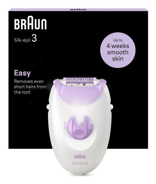 Braun Silk-épil 3 3-000 20 pincetter Lilla, Hvid