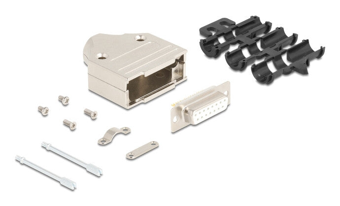 DeLOCK 67133 kabelsamler D-Sub (15-pin) Sølv