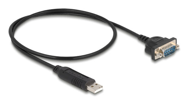 DeLOCK 66470 serielkabel Sort 0,5 m USB Type-A RS-232