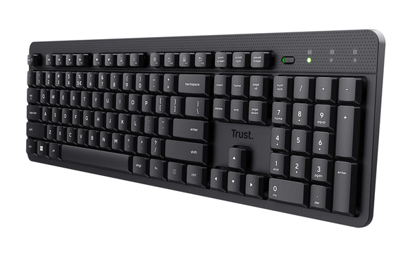 Trust Ody II tastatur Kontor RF trådløst QWERTY Nordisk Sort