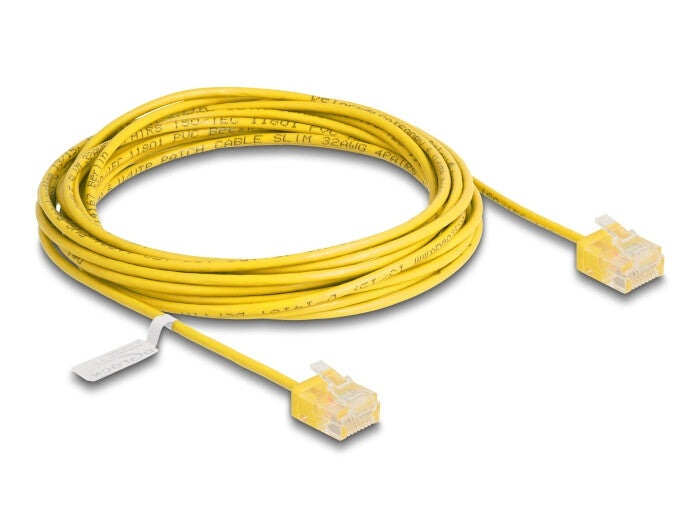 DeLOCK 80914 netværkskabel Gul 5 m Cat6 U/UTP (UTP)