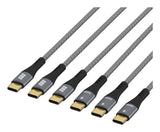 EFB Elektronik USB-CC-00007 USB-kabel USB 2.0 USB C 0,48 Gbit/sek. 100 W Sort, Grå