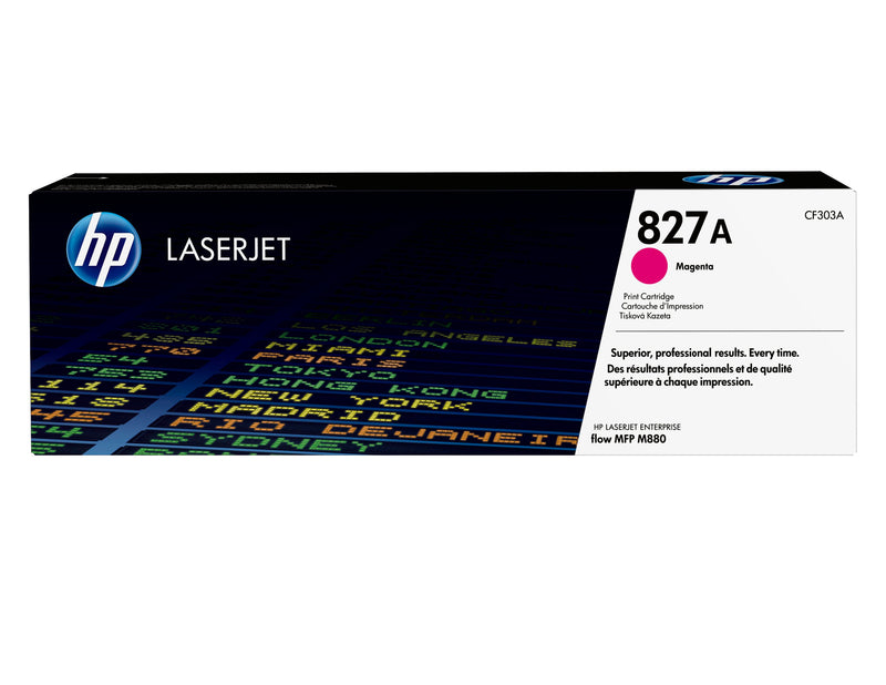 HP Original 827A LaserJet-tonerpatron, magenta
