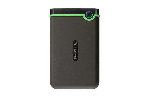 Transcend StoreJet 25M3C ekstern harddisk 2 TB 2.5" USB Type-C 3.2 Gen 1 (3.1 Gen 1) Sort, Grøn