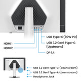 BenQ EX271UZ computerskærm 67,3 cm (26.5") 3840 x 2160 pixel 4K Ultra HD OLED Sort, Hvid
