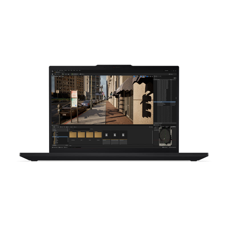 Lenovo ThinkPad P16s Gen 4 (AMD) Copilot+ PC AMD Ryzen AI 7 PRO 350 Mobil workstation 40,6 cm (16") Berøringsskærm WUXGA 32 GB DDR5-SDRAM 512 GB SSD Wi-Fi 7 (802.11be) Windows 11 Pro Tysk Sort
