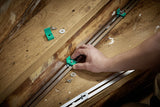 wolfcraft GmbH 5210000 radiusmåler Stair gauge Sort, Rustfrit stål