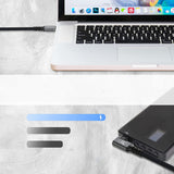 Wozinsky WPS2-UY41S USB-kabel 2 m USB C 40 Gbit/sek. Sort