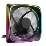 Sharkoon SHARK Lights RGB PWM Computerkabinet Ventilator 12 cm Sort 1 stk