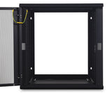 APC AR112 stativ 12U Vægmonteret stativ Sort