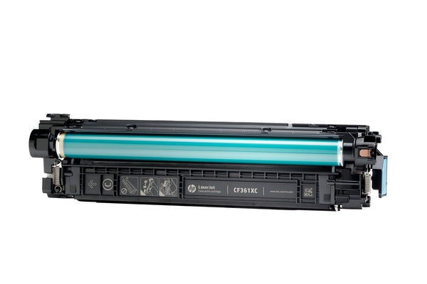HP Original 508X LaserJet-tonerpatron med høj kapacitet, cyan