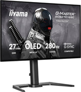 iiyama G-MASTER GOB2701QSC-B1 computerskærm 68,6 cm (27") 2560 x 1440 pixel 2K Ultra HD OLED Sort