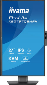 iiyama ProLite XB2797QSNPH-B1 computerskærm 68,6 cm (27") 2560 x 1440 pixel Quad HD LED Sort