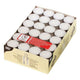 Papstar 15230 vokslys Cylinder Hvid 72 stk