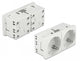 DeLOCK Easy 45 stikkontakt CEE 7/3 Hvid