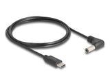 DeLOCK 85399 el-ledning Sort 1,5 m USB C 5.5 x 2.5 mm