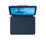 Logitech 920-011191 tastatur til mobil enhed QWERTZ Tysk Smart Connector Blå