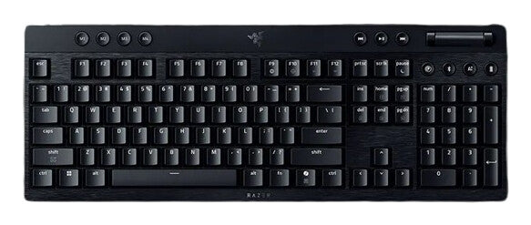 Razer BlackWidow V4 Low-Profile HyperSpeed tastatur Spil USB + Bluetooth QWERTY Sort