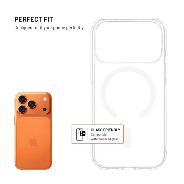 FIXED MagPure mobiltelefon etui 16 cm (6.3") Cover Transparent