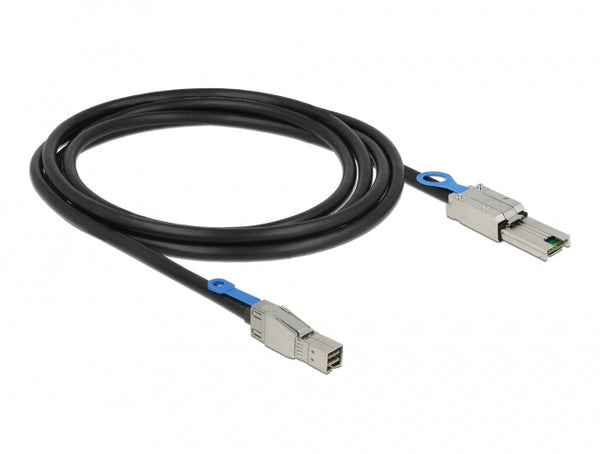 DeLOCK 2m, Mini SAS HD SFF-8644 - Mini SAS SFF-8088 Sort