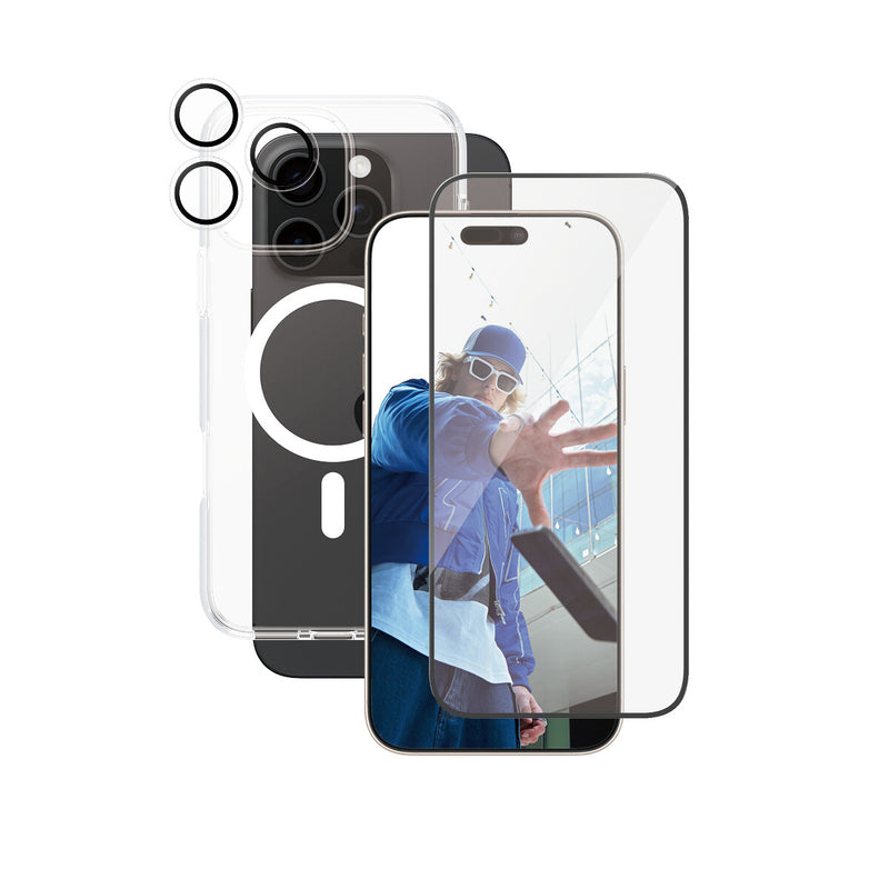 PanzerGlass ® | CARE by ® Flagship 3-i-1 Pakke iPhone 16 Pro Max