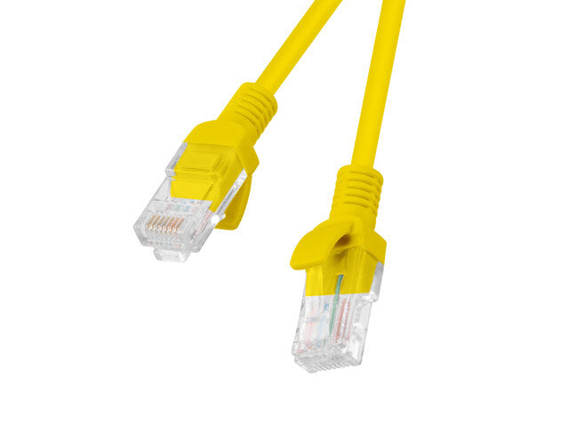 Lanberg PCU6-10CC-0050-Y netværkskabel Gul 0,5 m Cat6 U/UTP (UTP)