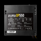 GAMDIAS AURA GP550 enhed til strømforsyning 550 W 24-pin ATX ATX Sort