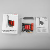 Axagon PCES-SA6 interface-kort/adapter Intern SATA