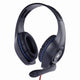 Gembird GHS-05-B hovedtelefoner/headset Ledningsført Spil Sort, Blå
